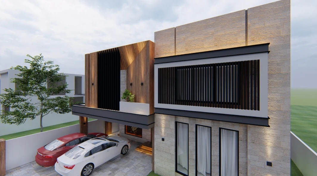145-H DHA Multan house design by The Niaz Builders